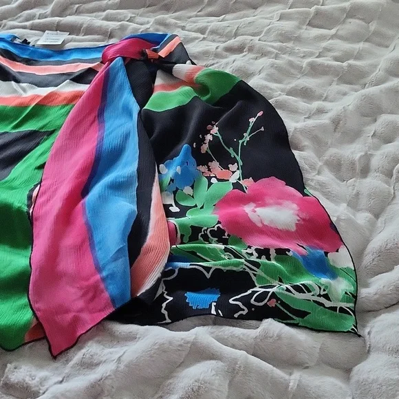 Bebe 100% SILK Asymmetrical Tunic Top/Dress | TAG ON NEVER WORN | Near Vintage - Picture 10 of 14